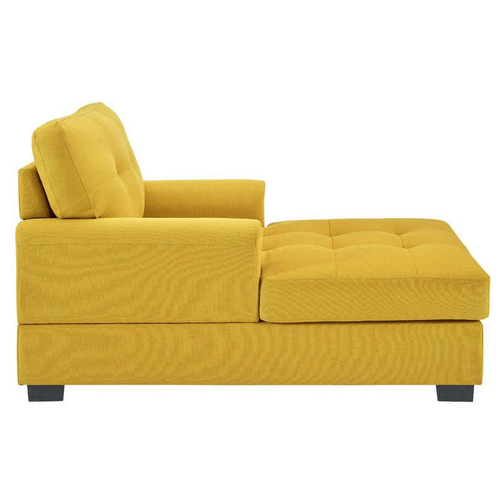 Smithy Tufted Recessed Arms Chaise Longue Sofa | Arm Chair – Abi Convenient Store