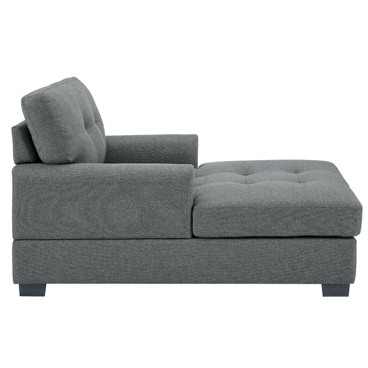Smithy Tufted Recessed Arms Chaise Longue Sofa | Arm Chair – Abi Convenient Store