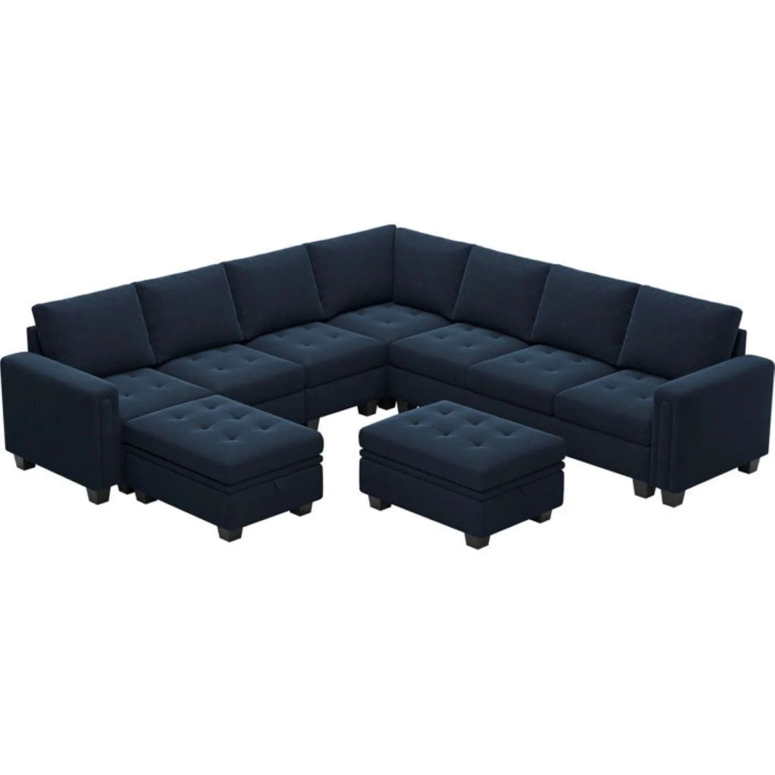 Moris Modular Corner Fabric Sofa – Modern Versatile Sectional