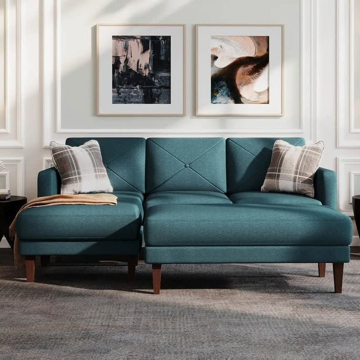 Yuka L Shape Sofa Furniture with 2 Seater Bench – Abi Convenient Store